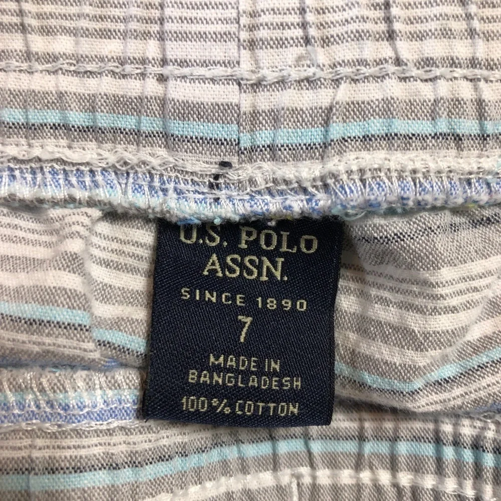 U.S. Polo Assn. Boy’s Striped Surf Pull-On Shorts
